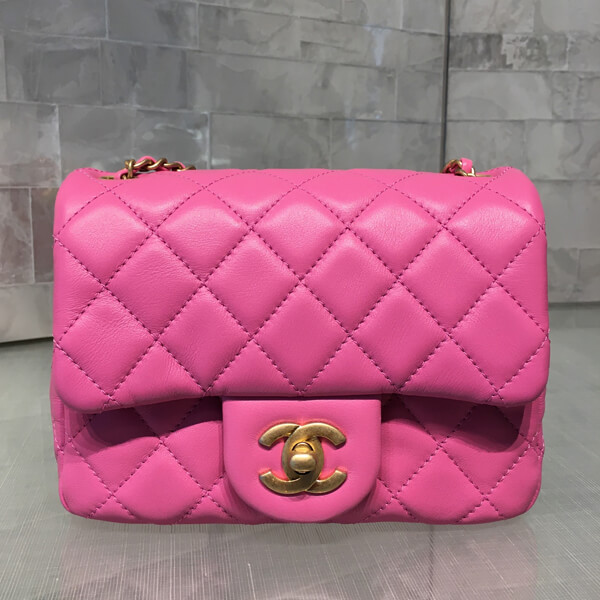 ★2020 ACT2. シャネルコピー★CRUSH MINI FLAP BAG in pink (52174048)